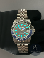 Seiko Mod Batgirl GMT Automatic Watch (NH34)